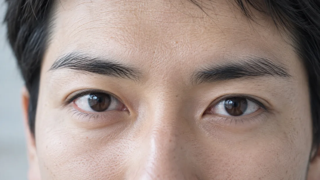 自然な眉の形